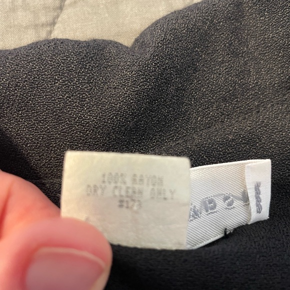 Vintage 80s Eileen West size 10 dress inspired by 40s era fabric covered buttons - Picture 8 of 8